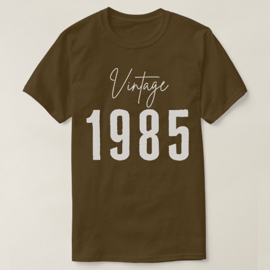 T-shirt Vintage 1985 3 (Design devant)