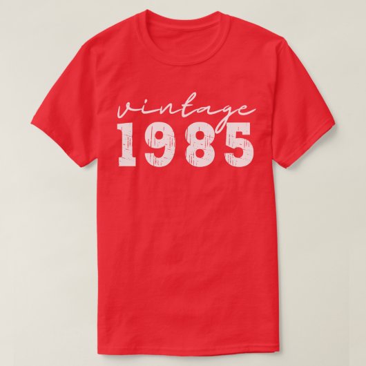 T-shirt Vintage 1985 33 (Design devant)