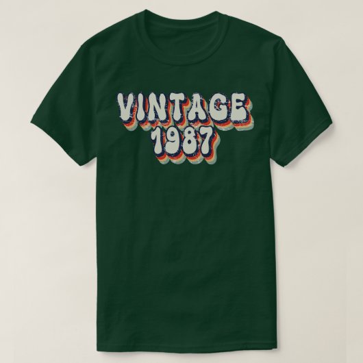 T-shirt Vintage 1987 1 (Design devant)