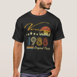 T-shirt Vintage 1988 - 35ème anniversaire 35 ans