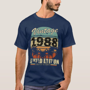 T-shirt Vintage 1988 drôle