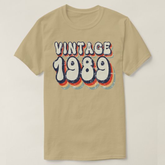 T-shirt Vintage 1989 2 (Design devant)
