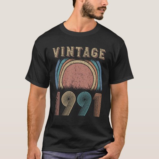 T-shirt Vintage 1991 (Devant)