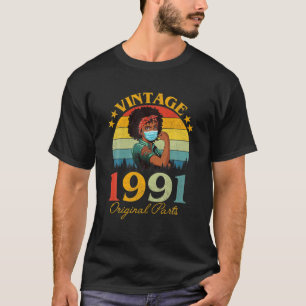 T-shirt Vintage 1991 Fabriqué En 1991 Rétro 30E Anniversai