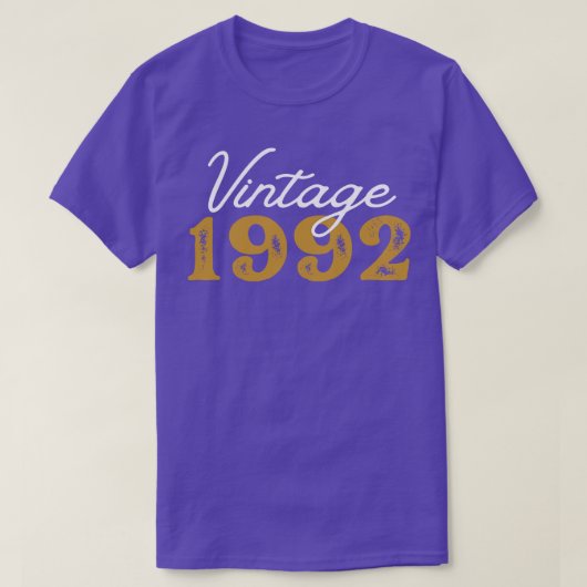 T-shirt Vintage 1992 21 (Design devant)