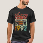 T-shirt Vintage 1992 Authentic Quality 1992 30th Birthday<br><div class="desc">Vintage 1992 Authentic Quality 1992 30th Birthday Men Women.</div>