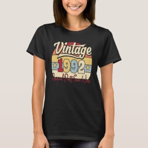 T-shirt Vintage 1992 Pièces originales Certaines Portent R