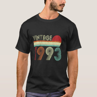 T-shirt Vintage 1993 29 Ans 29 Anniversaires Garçons Et Fi