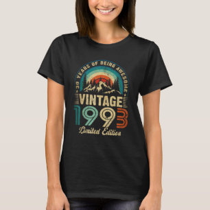 T-shirt Vintage 1993 30e anniversaire 30 ans