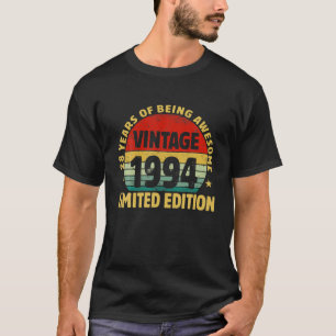 T-shirt Vintage 1994 Retro 28E Anniversaire Bein 28 Ans