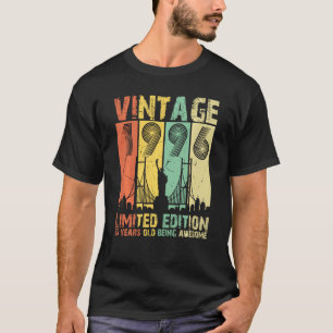 T-shirt Vintage 1996 25e anniversaire 25 ans