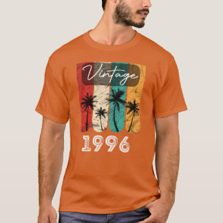 T-shirt Vintage 1996 né en 1996 famille