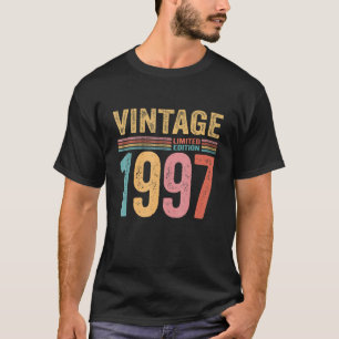 T-shirt Vintage 1997 Anniversaire de 25 ans