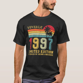 T-shirt Vintage 1997 Édition limitée Anniversaire 25 ans 2
