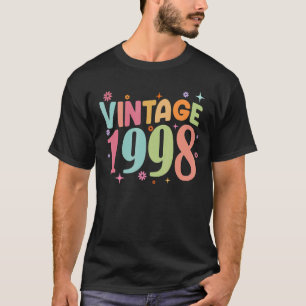 T-shirt Vintage 1998 24 ans 24e anniversaire Super