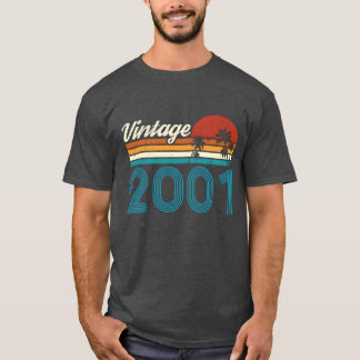 T-shirt Vintage 2001 Vintage Birthday Retro Vintage gift