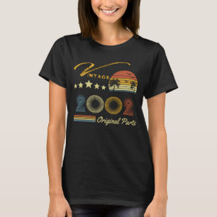 T-shirt Vintage 2002 19ème anniversaire 19 ans