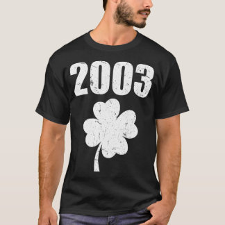 T-shirt Vintage 2003 21e anniversaire Saint Patricks Day S