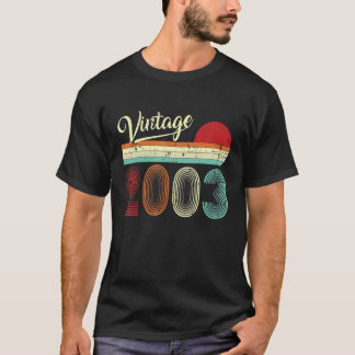 T-shirt Vintage 2003 Funny 13e anniversaire 19 ans Garçons