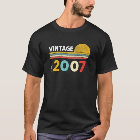 T-shirt Vintage 2007 (Devant)