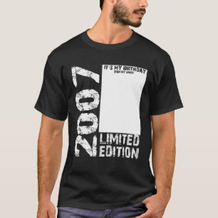 T-shirt Vintage 2007 16e anniversaire Signal Mon Chemise M