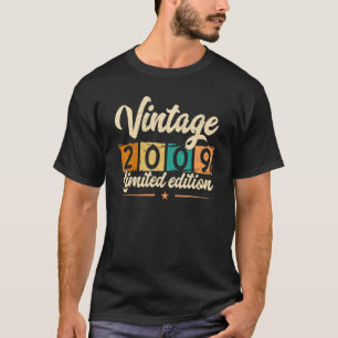 T-shirt Vintage 2009 13 Ans Garçons Et Filles 13ème Bir