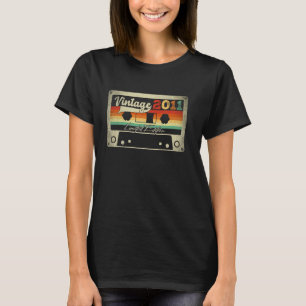 T-shirt Vintage 2011 Retro 14ème anniversaire 14 ans vieil