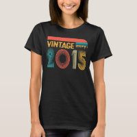 Vintage 2015 8ème anniversaire pour garçon fille 8