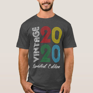 T-shirt Vintage 2020 Vintage Birthday Retro Vintage vintag