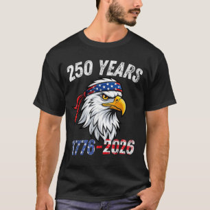 T-shirt Vintage 250e anniversaire États-Unis 4 juillet
