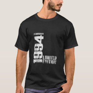 T-shirt Vintage 30 Anniversaire I Edition limitée Février