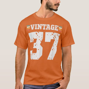 T-shirt Vintage 37 ans Joyeux 37e anniversaire Sports amus