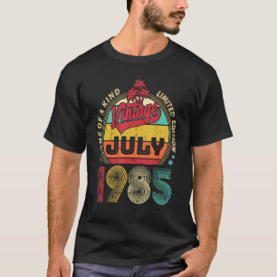 T-shirt Vintage 37ème anniversaire stupéfiant depuis juill