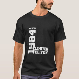 T-shirt Vintage 40 Anniversaire I Édition limitée Mars 198