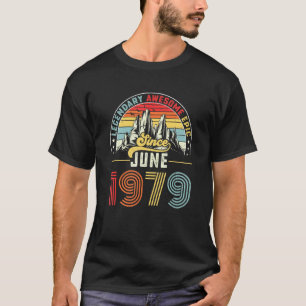 T-shirt Vintage 43ème anniversaire Légende Epic stupéfiant