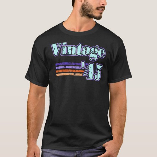 T-shirt Vintage 45 (Devant)