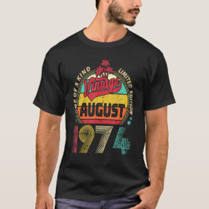 T-shirt Vintage 48ème anniversaire stupéfiant depuis août