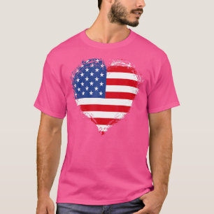 T-shirt Vintage 4 juillet Quatrième Américain Patriotique