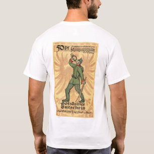 T-shirt vintage 50 Pfennig Notgeld Potsdam