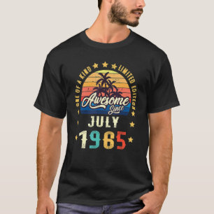 T-shirt Vintage 57ème anniversaire stupéfiant depuis Juill