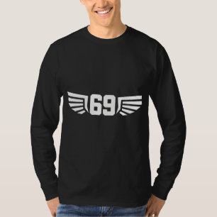 T-shirt Vintage 69 Soixante-Neuf Symbole Numérique Ailé Co