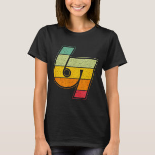 T-shirt Vintage 6 7 Mème Logo Six Sept Namaste Drôle Salle
