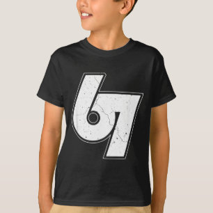 T-shirt Vintage 6 7 Mème Six Sept Namasté Drôle Halloween