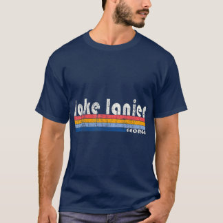 T-shirt Vintage 70s 80s Style Lake Lanier