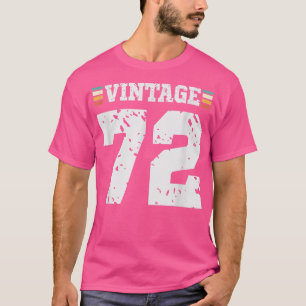 T-shirt Vintage 72 ans Joyeux 72e anniversaire Sports amus