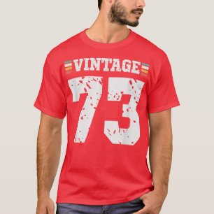 T-shirt Vintage 73 ans Joyeux 73ème anniversaire Sports am