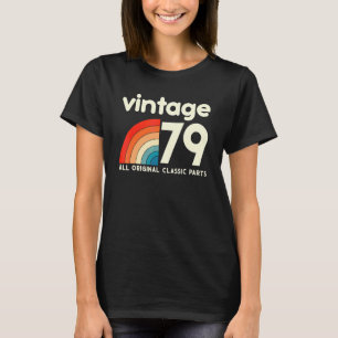 T-shirt Vintage 79 Toutes les pièces Vintages Sac 43e anni