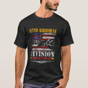 T-shirt Vintage 82e parachutiste vétéran aéroporté fièreme