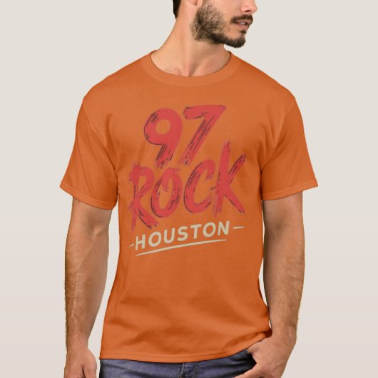 T-shirt Vintage 97 Rock Houston (Devant)