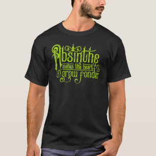T-shirt Vintage Absinthe Étiquette Retro Style St Paddys D